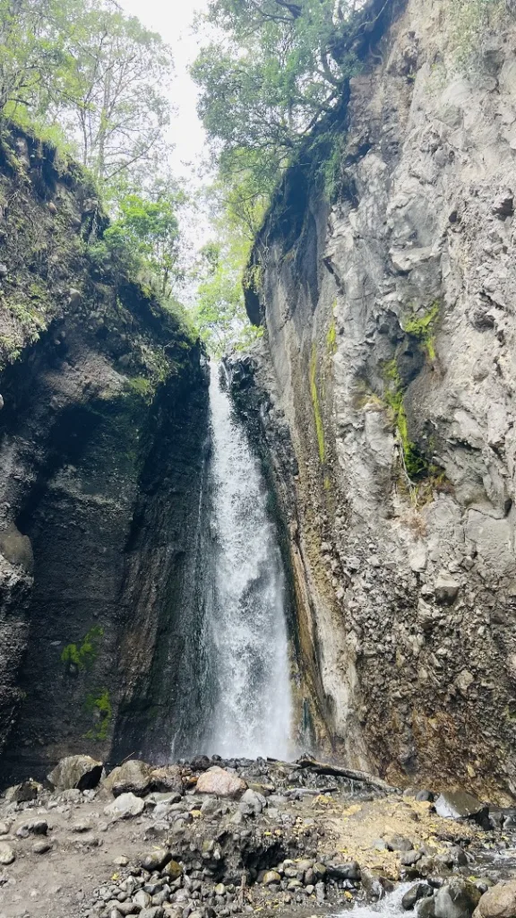 hiking safari waterfall Arusha National national park Tanzania